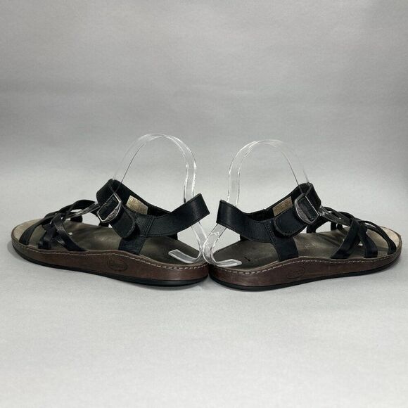 Chaco Women's Size 9 Fallon Black Leather Sandals - Picture 6 of 11